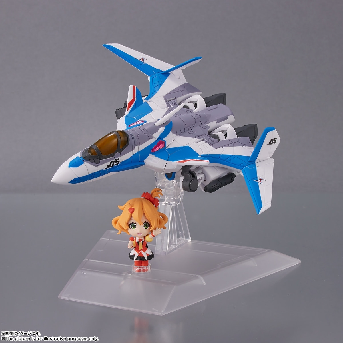 Macross Vf-31j Siegfried Freyja Tiny Ses Action Figura Bandai