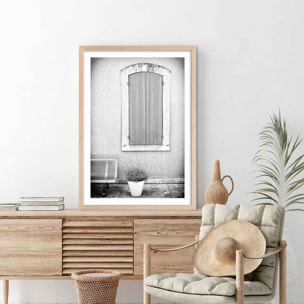Affiche photo ma provence Affiche + cadre en bois - Chêne