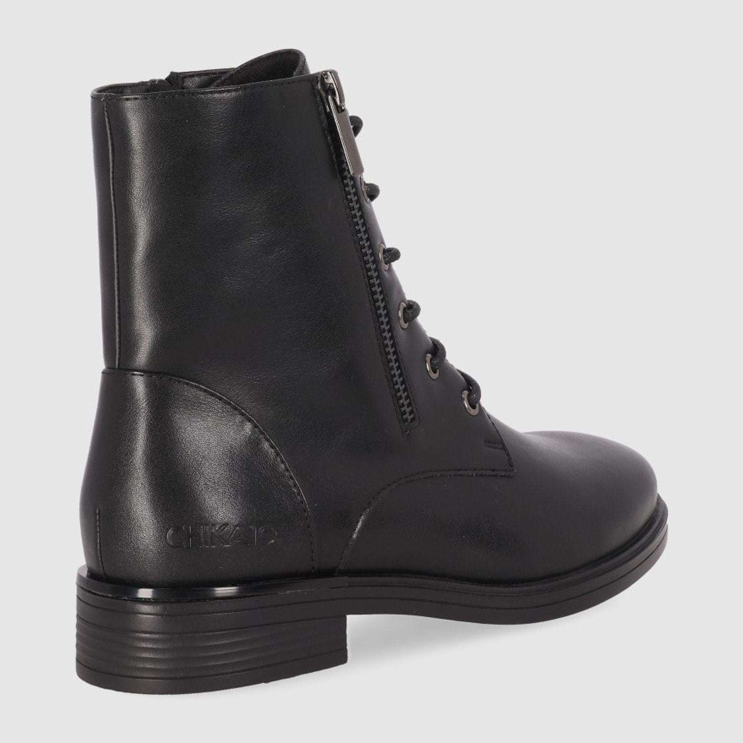 Botines - Negro - Tacón: Bajo
