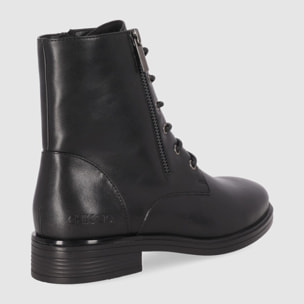 Botines - Negro - Tacón: Bajo