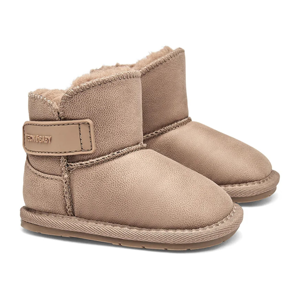 Stivaletti per bambini in stile australiano con fodera e design ecologico