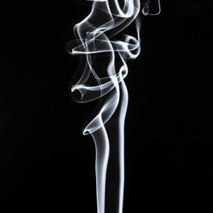 Poster white smoke sensual Affiche seule