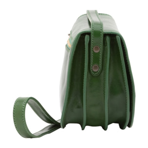 Borsa a tracolla da donna - Modello False - Vera pelle - 24.0 x 17.0 x 11.0 cm