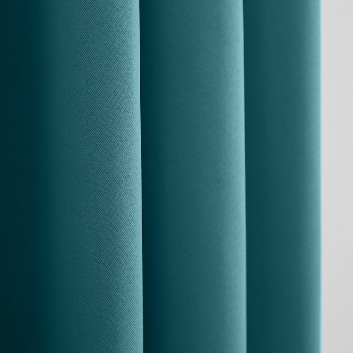 Lot de 2 rideaux occultant turquoise 140 x 260 cm