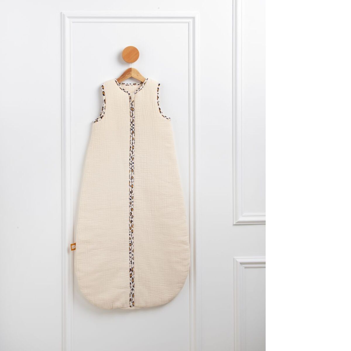 Gigoteuse bébé hiver en gaze de coton détails léopard