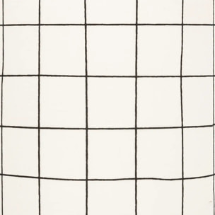 Lampe céramique Timéo motif noir H25cm