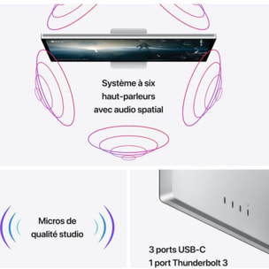 Ecran PC 5K APPLE Studio Display 27 5K Verre Standard