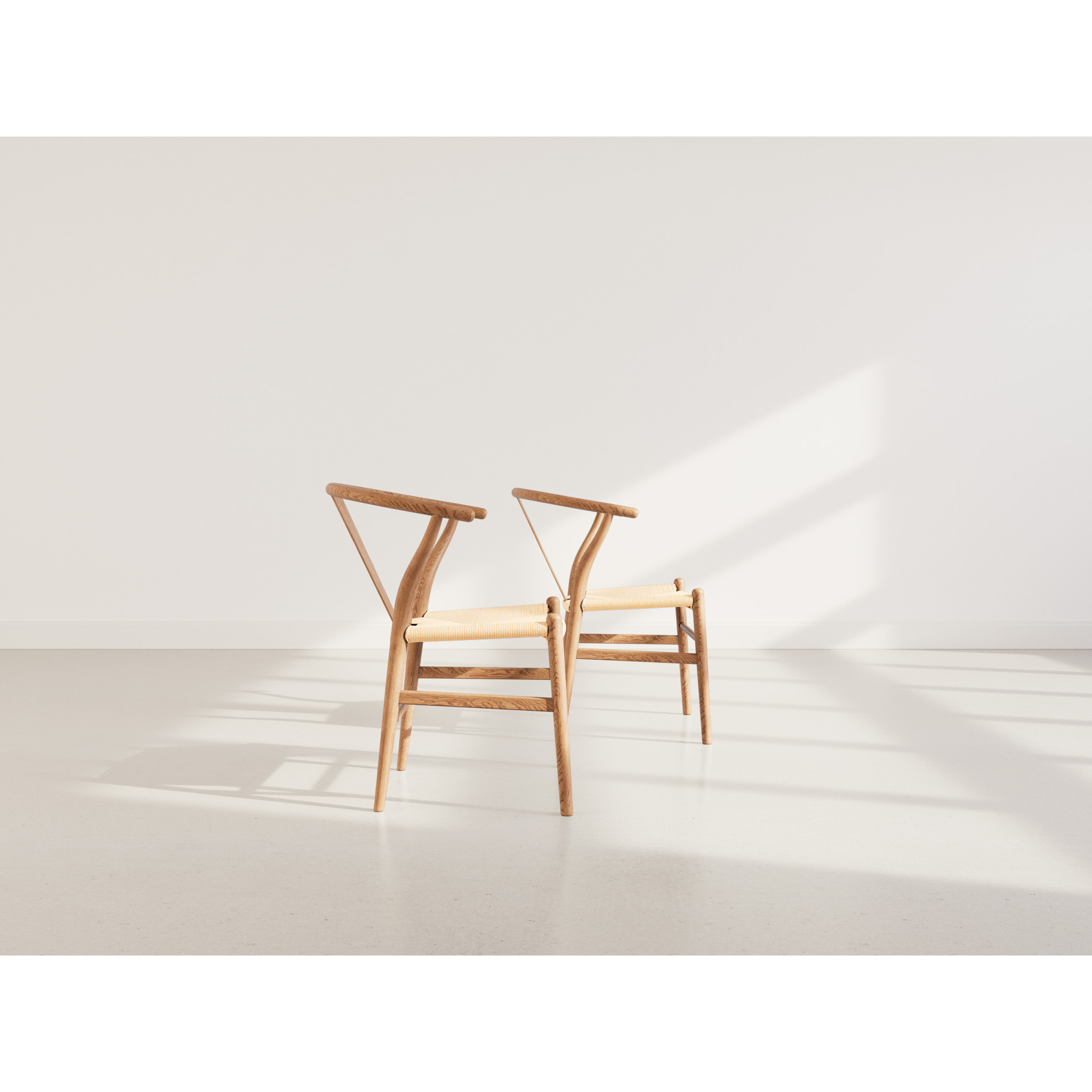 Bergen - lot de 2 chaises - bois d'hêtre - Bois