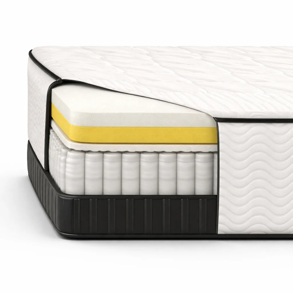 Matelas Univers| Mémoire de forme & Ressort ensachés | 20 cm | Système AIR VENTILATION