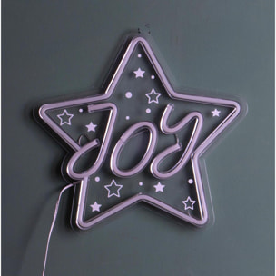 Stella neon - Pezzi 2 - 30xH28,8x1,5cm - Bianchi Dino SpA