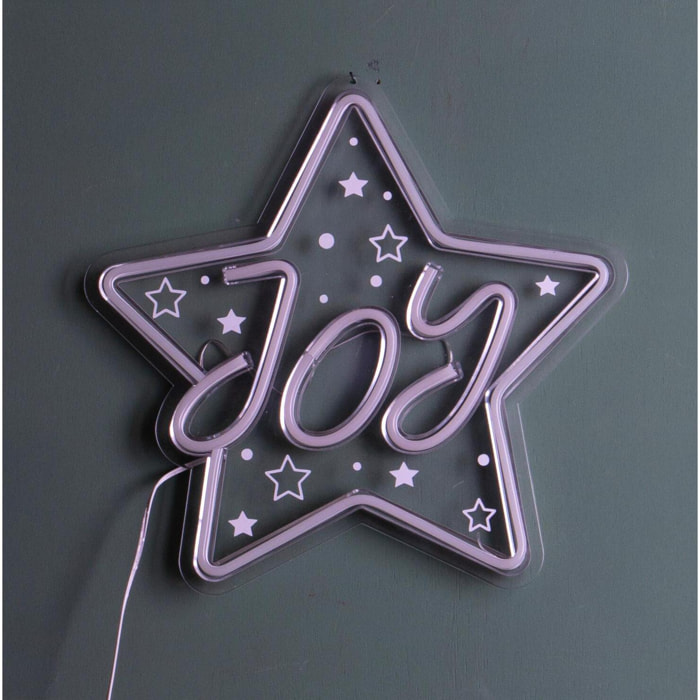 Stella neon - Pezzi 2 - 30xH28,8x1,5cm - Bianchi Dino SpA