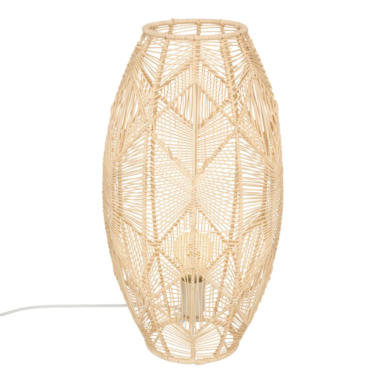 Lampe à poser "Kita" - bois H49 cm