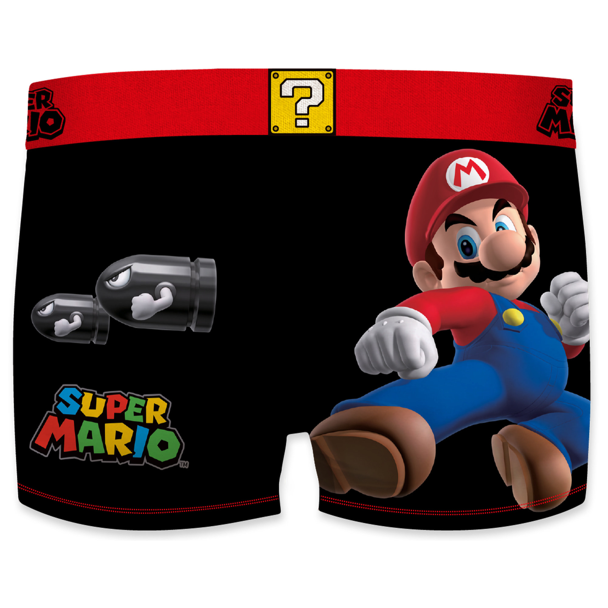 calzoncillo bóxer mario bros-rocket para hombre microfibra.