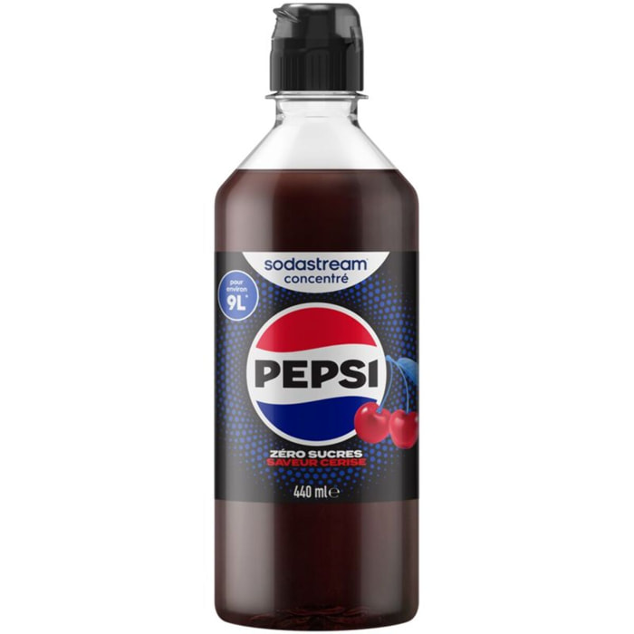 Concentré SODASTREAM PEPSI CHERRY SANS SUCRE 440ml