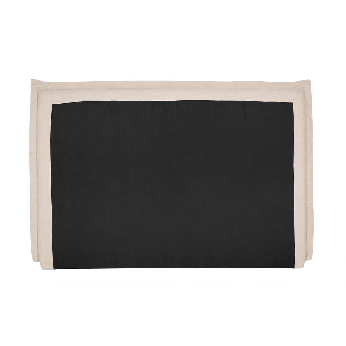 Tête de lit en tissu effet lin beige L160 cm PIA
