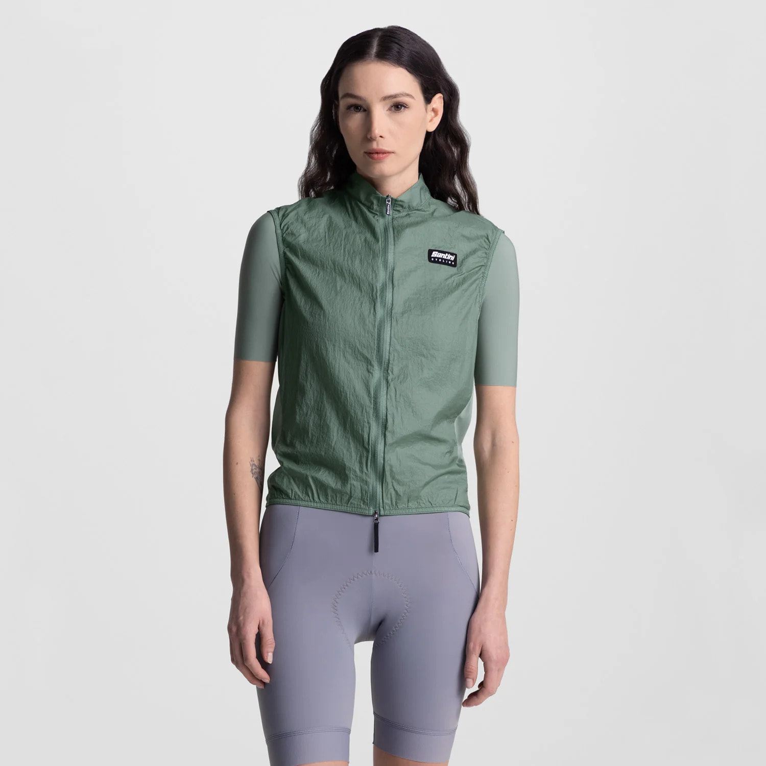 Ready To Ride Gilet Coupe-vent - Vert Sauge