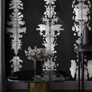 Carta da Parati Monocromatica Macchie Acquerello