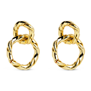 Pendientes Sister Twine Baño Oro