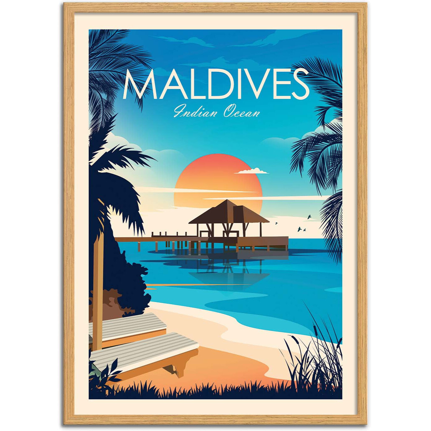 Affiche - Maldives - Studio Inception