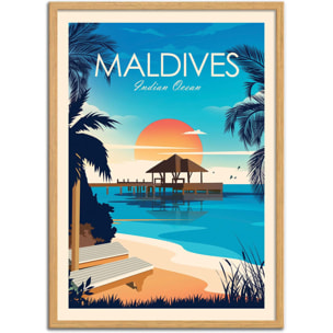 Affiche - Maldives - Studio Inception