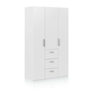Armario Lexor 3 puertas Blanco Brillo