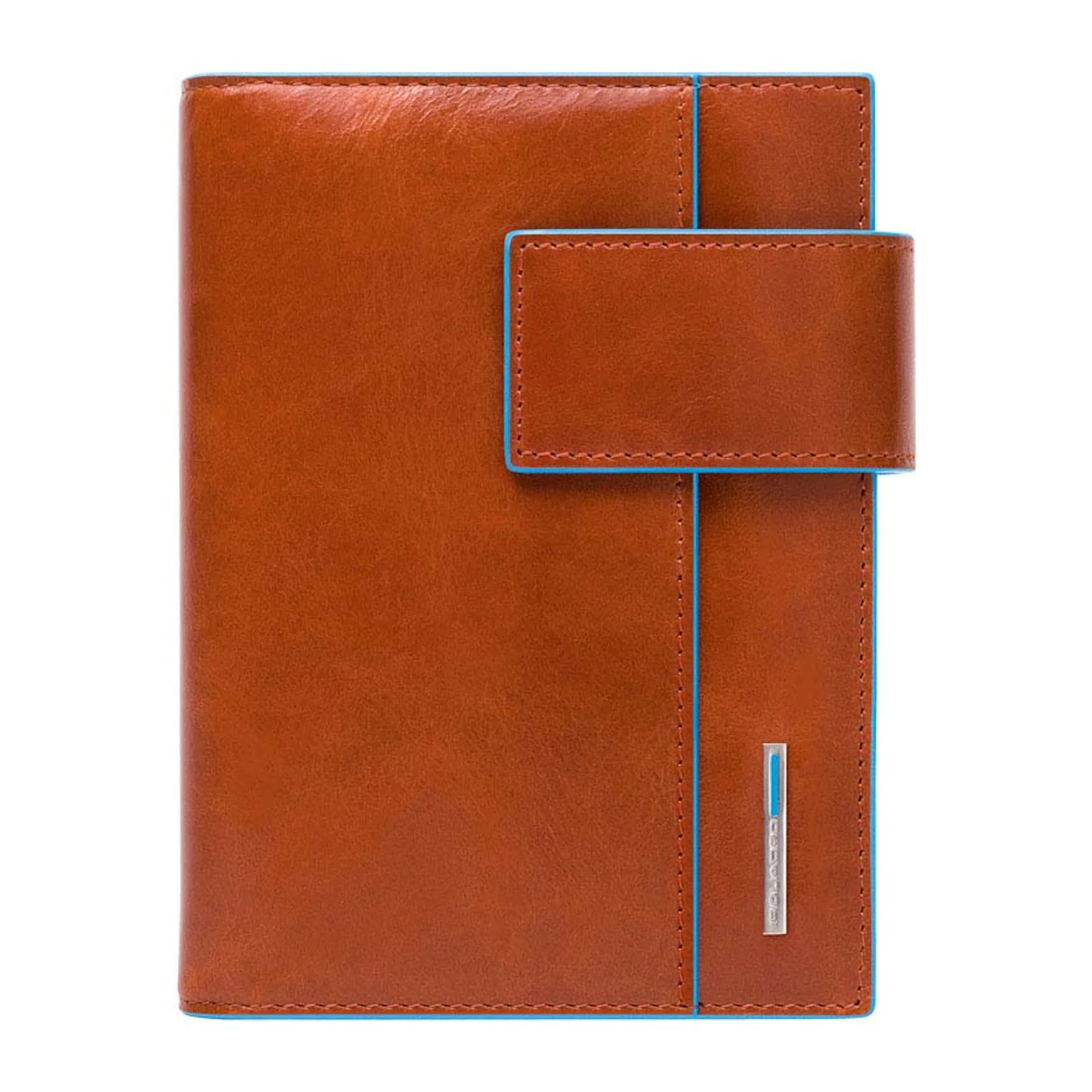 Piquadro Organiseur en cuir avec boucle pour stylo