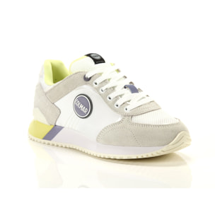 Sneakers Colmar Travis Plus Fit 089 White Yellow Purple Bianco