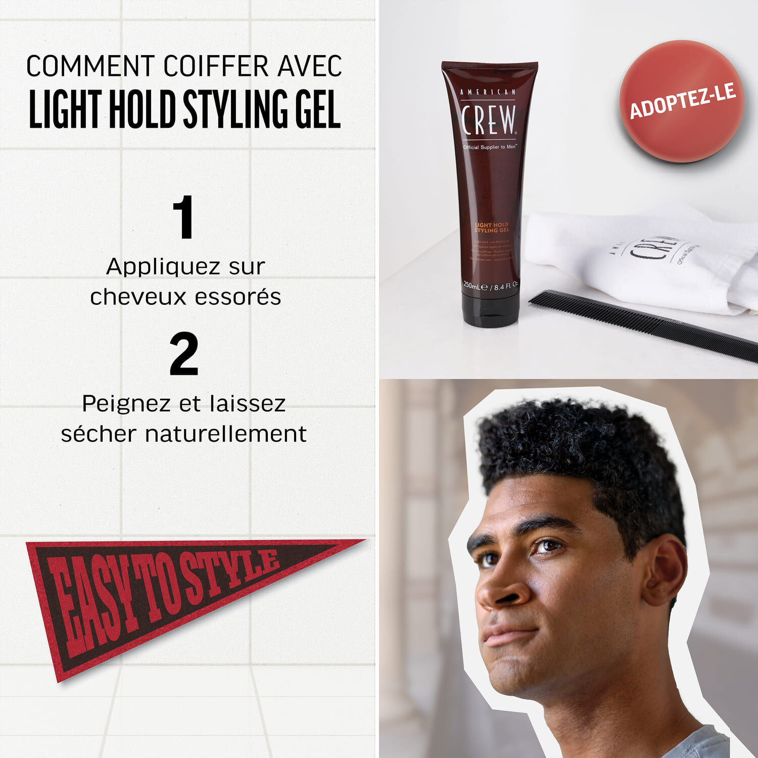 Gel Coiffant  - Fixation Légère 250 ml