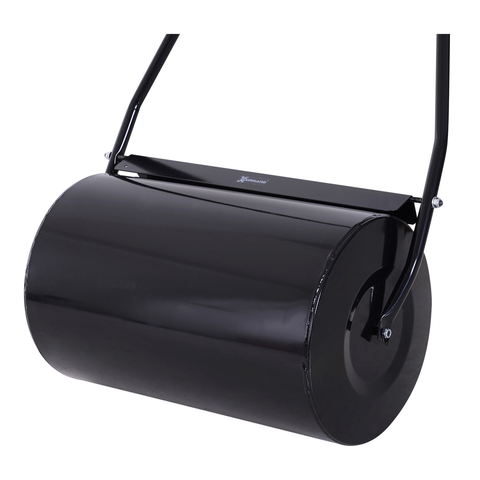 Rodillo de Césped Jardín Acero 38L Llena Agua Arena 32x50cm Asa Desmontable