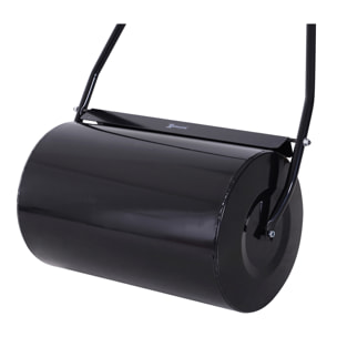 Rodillo de Césped Jardín Acero 38L Llena Agua Arena 32x50cm Asa Desmontable