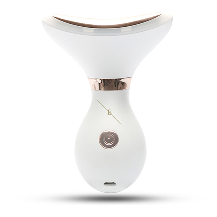 Sistema antienvejecimiento LED para definir el cuello y la mandíbula.