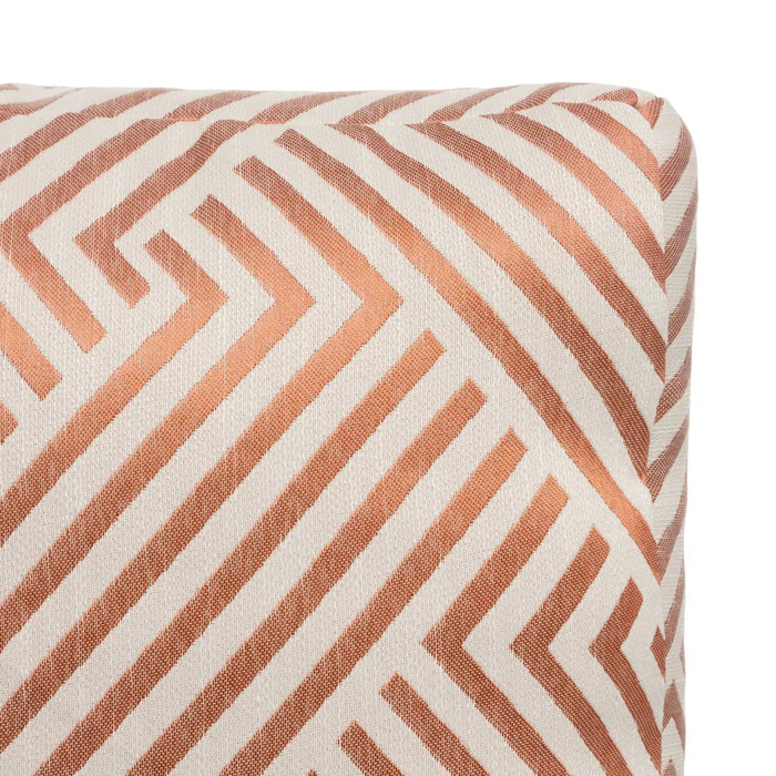 Coussin de sol extérieur "Deyo" 40x40cm rose terracotta