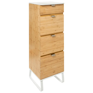 Chiffonier 3 tiroirs bambou Levia