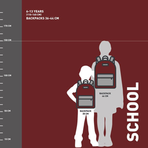 Mochila escolar de stitch - color morado - 32 x 12 x 42 cm - cierre de cremallera - asa ajustable - mochila resistente y duradera