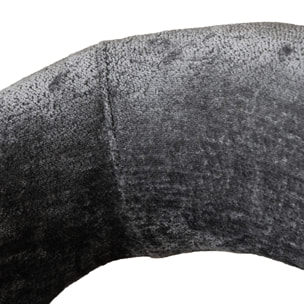 Chaise en chenille grise EHBA