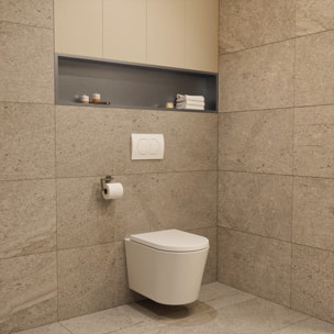 Timeless Niche de Douche à encastrer, Acier Inoxydable 304, 119x26x10cm, Chrome brossé