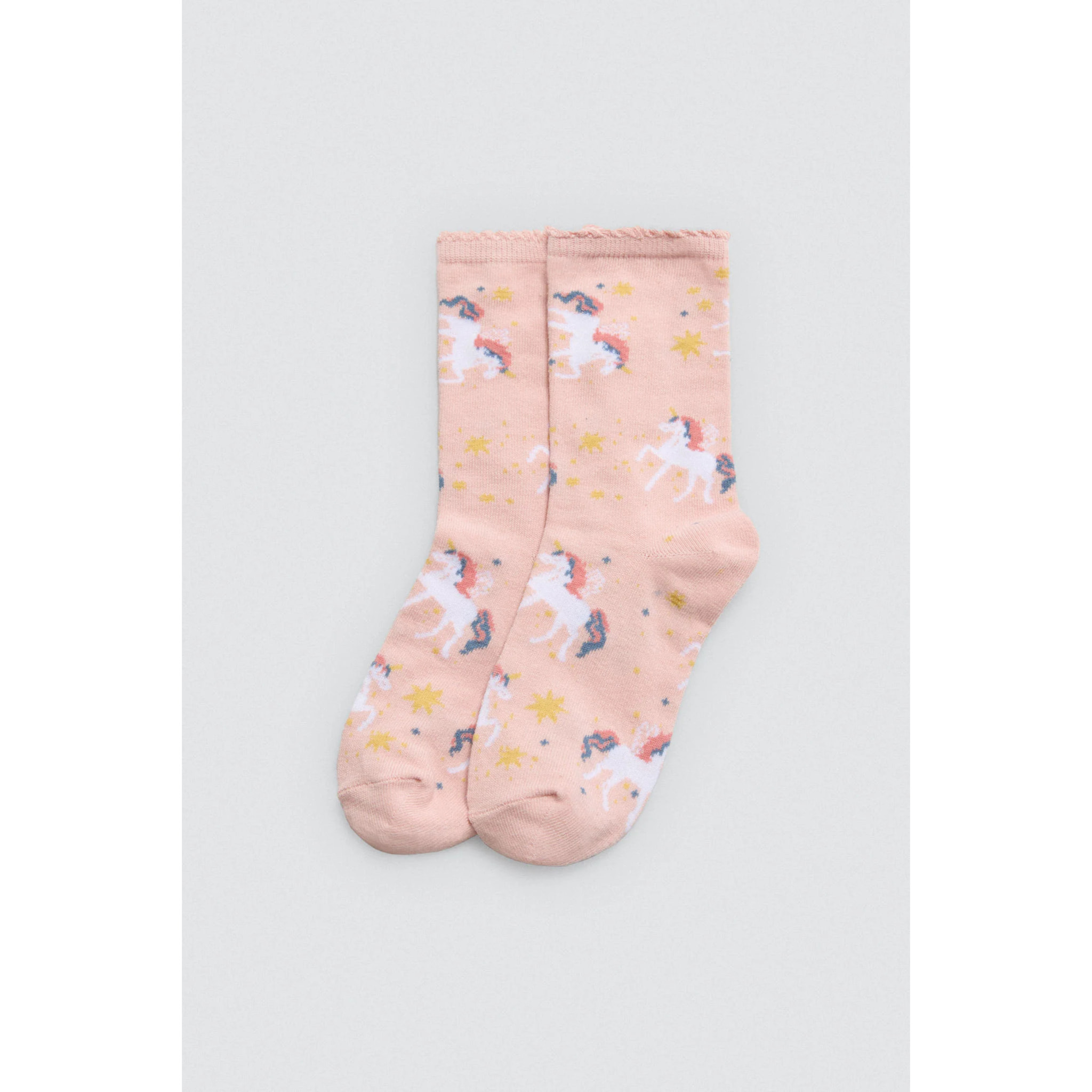 Confezione da 4 calzini stampati con unicorno per bambini