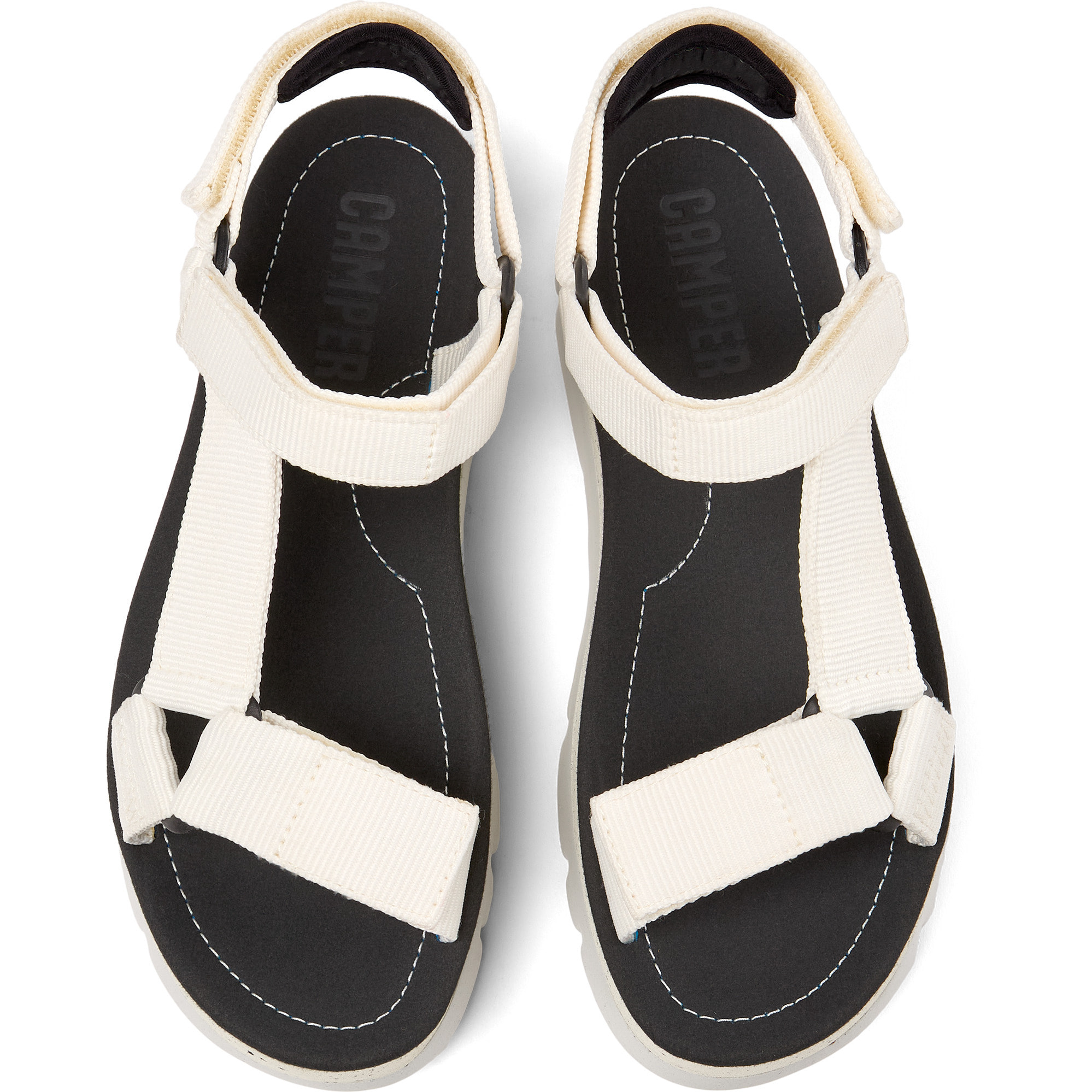 Sandalias - CAMPER Oruga Up - Blanco - Tejido