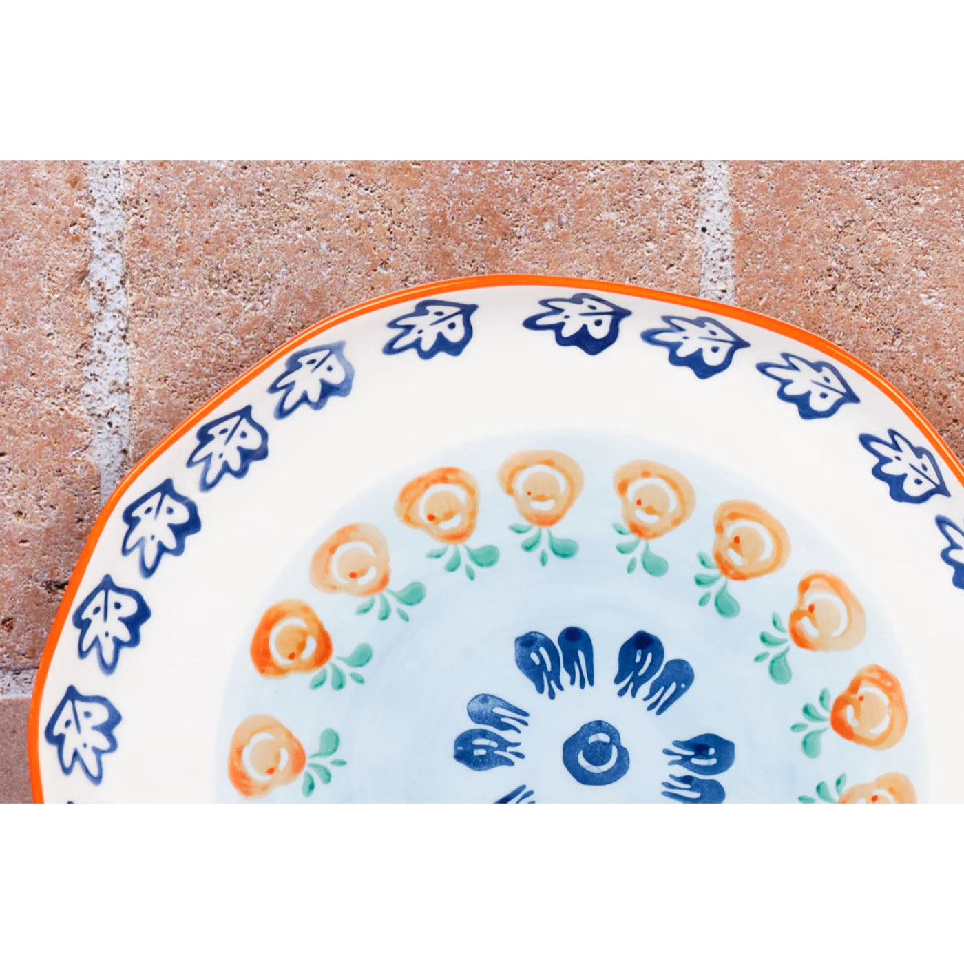 Assiette NAPOLI Ø27cm - 4 pièces - Agrume