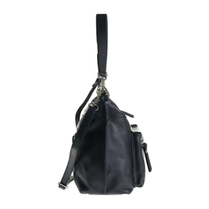 Borsa a spalla da donna Made in Italy - Modello Seraphina - 100% pelle - 35.0 x 23.0 x 20.0 cm