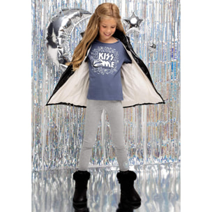 Leggings de Niña de Algodón en Gris