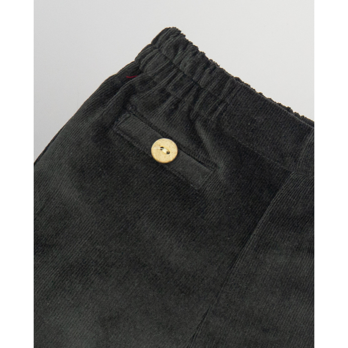 PANTALÓN PANA ELÁSTICA GRIS