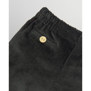 PANTALÓN PANA ELÁSTICA GRIS