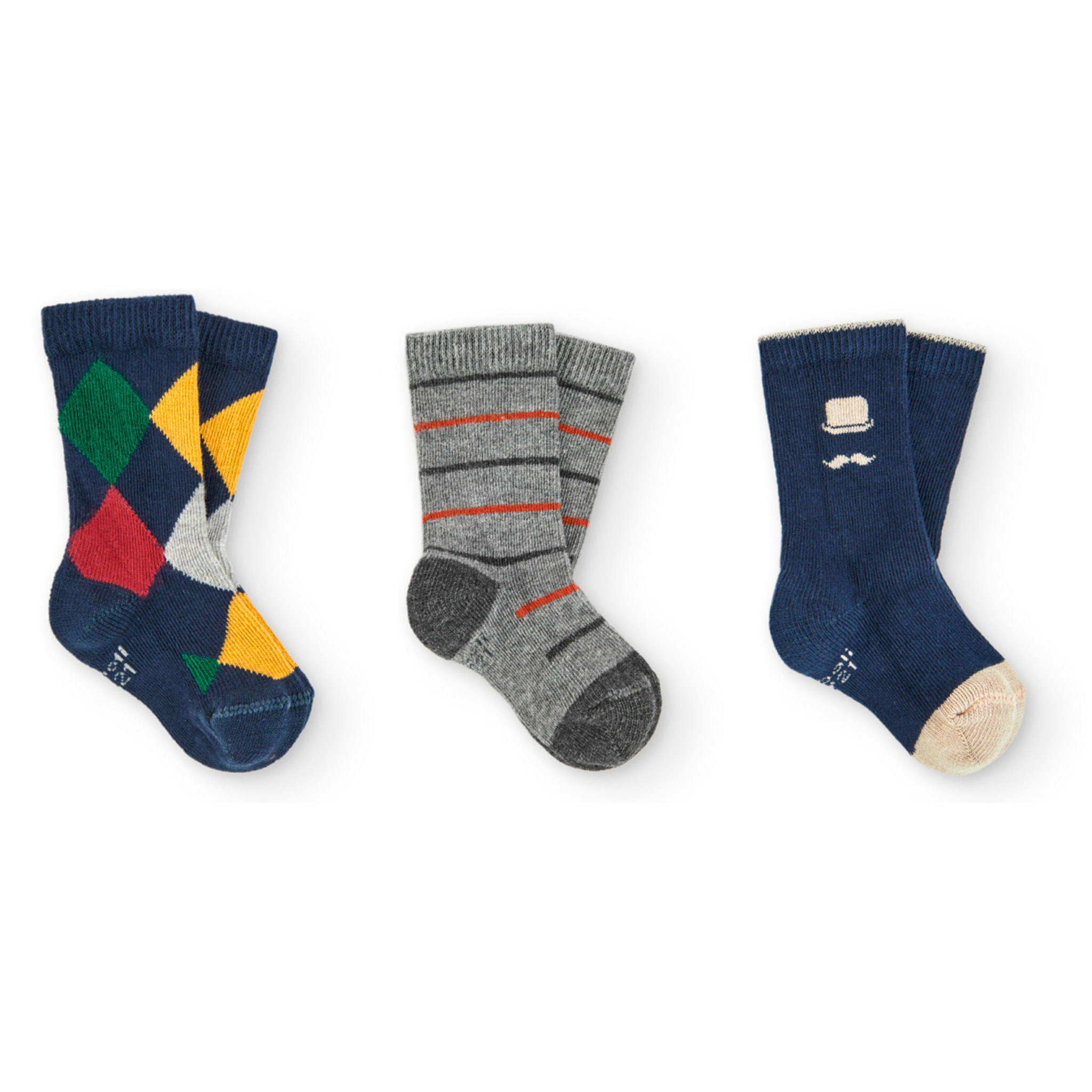 Pack calcetines de bebé niño -BCI