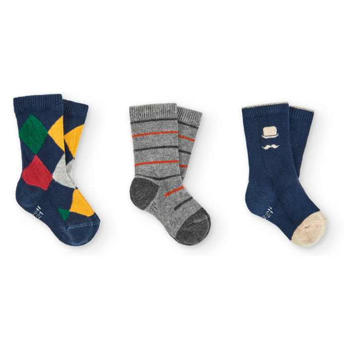 Pack calcetines de bebé niño -BCI
