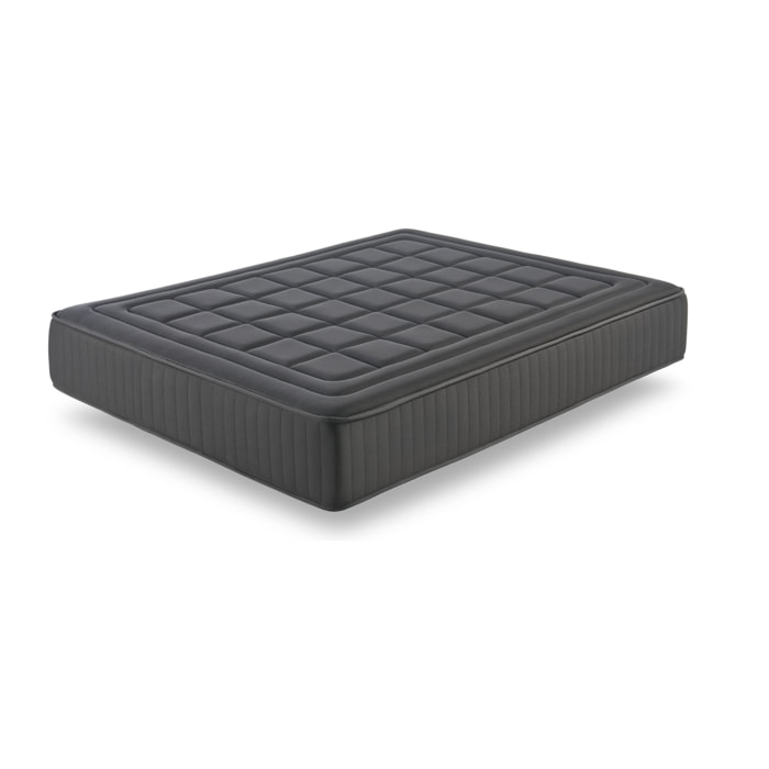 Matelas Mousse à memoire de forme Magnum Black, 27 cm, 2 places - Moonia