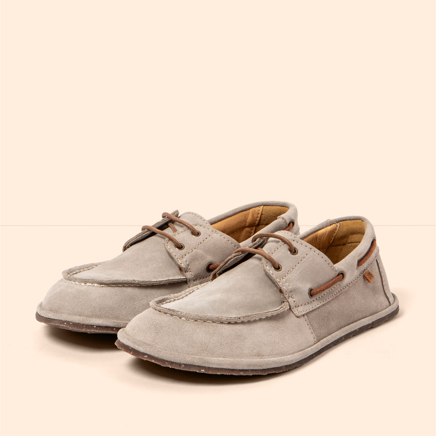 Zapatos N5675 SILK SUEDE TAUPE/ BARE color Taupe