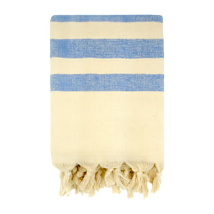 Fouta doublée éponge L - Fidji Royal - 340g/m²