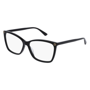 Gafas de Vista Gucci GG0025O-001 de Acetato Mujer 56 mm