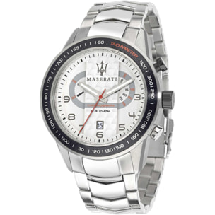 Orologio MASERATI CORSA Acciaio Bianco